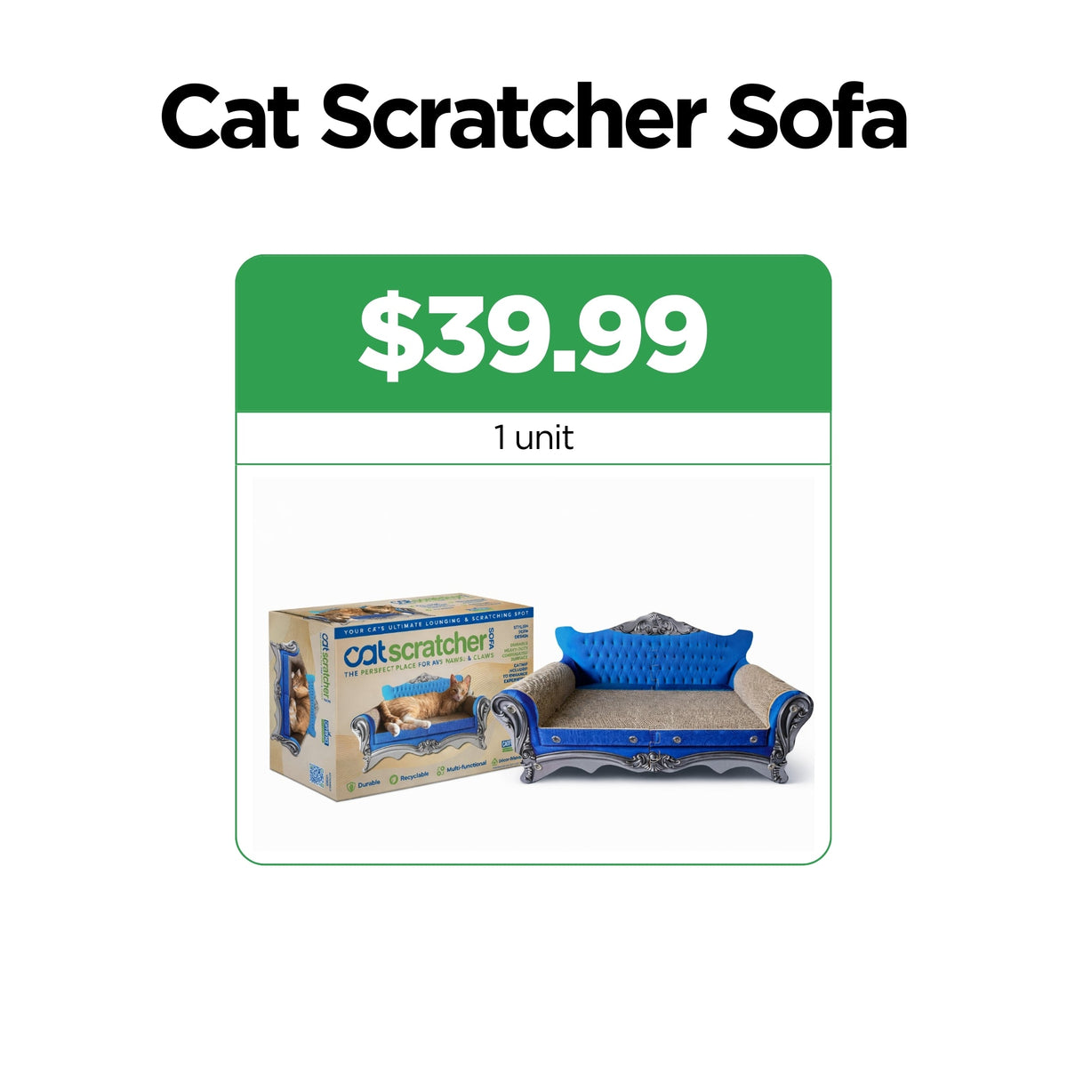 Cat Scratcher Sofa Couch Design