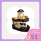 2-Tier Pirate Ship Cat Bed - Main View