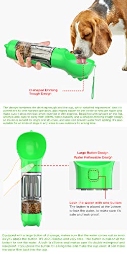 Pet water bottle compartments