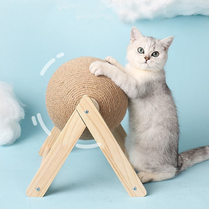 Sisal Cactus Interactive Cat Toy