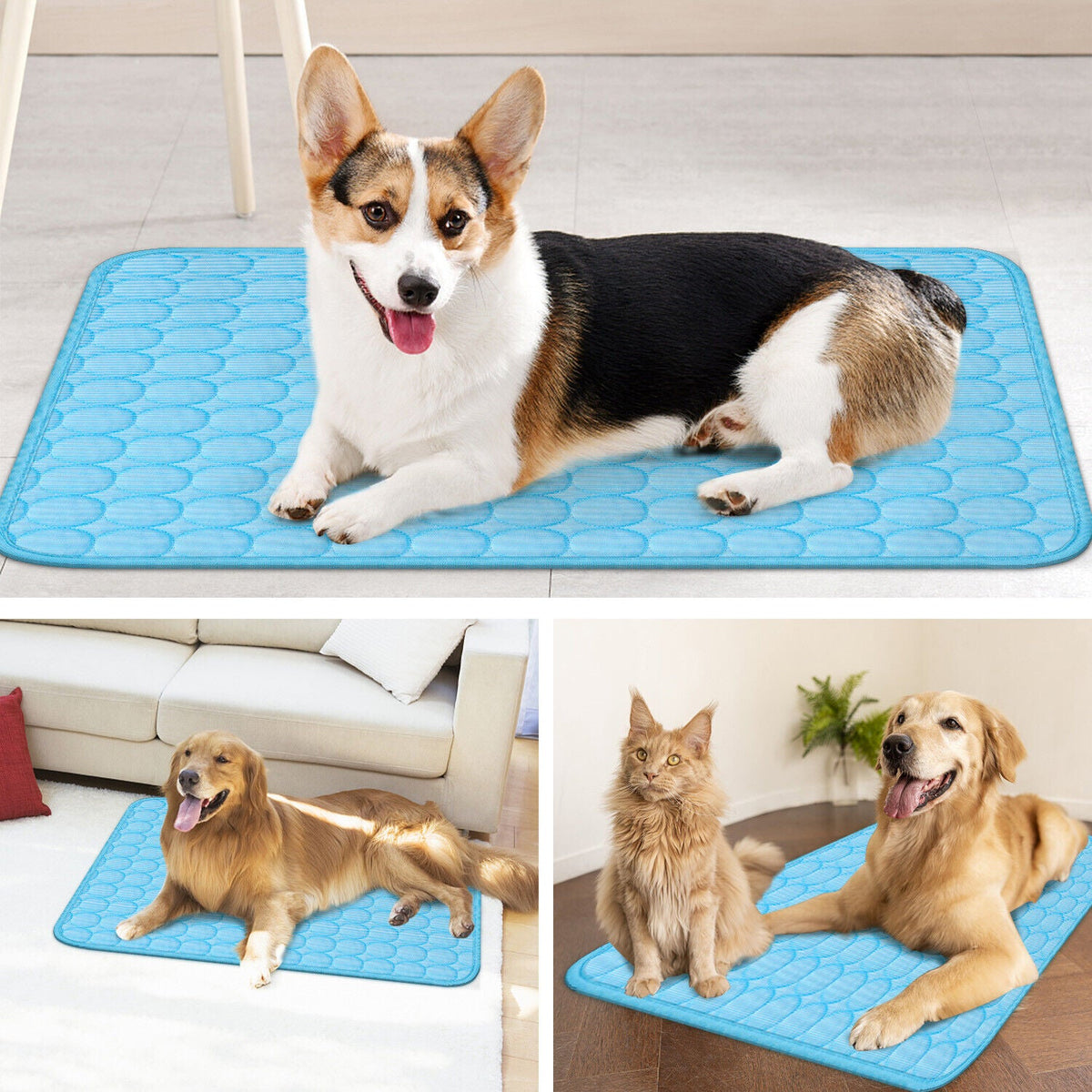 Ice Silk Cooling Mat front view