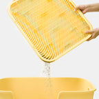 Litter Mat with Cat