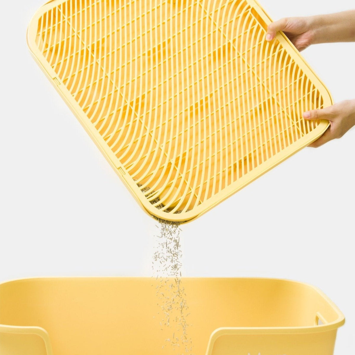 Litter Mat with Cat