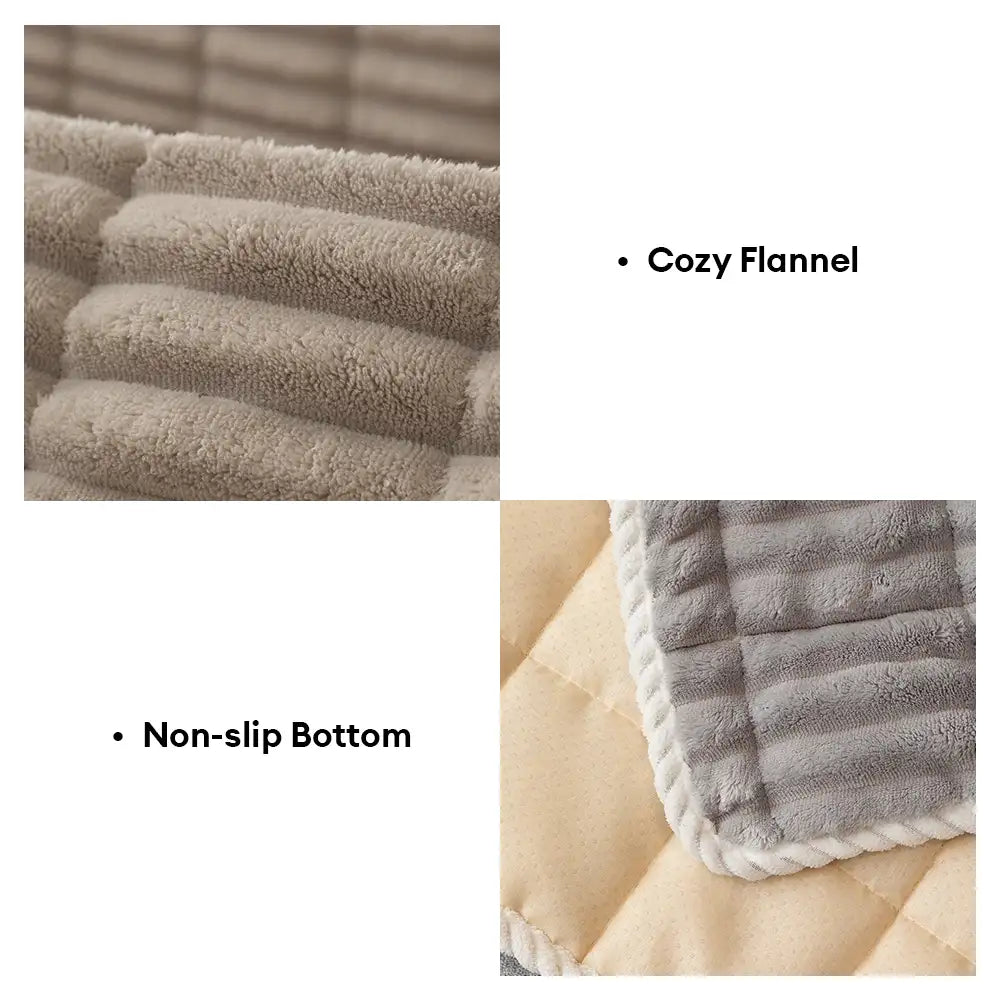 Non-Slip Flannel Sofa Protection Cover for Pet Owners