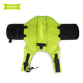 Dog Life Vest Summer Shark Design - Green