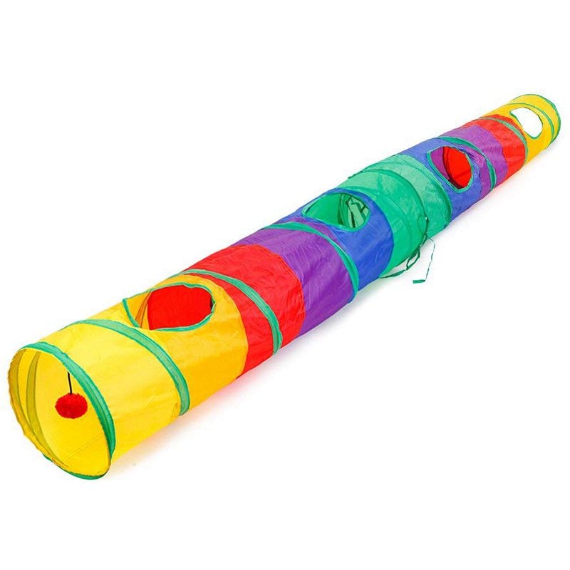 Round Cat Tunnel Play Tube front