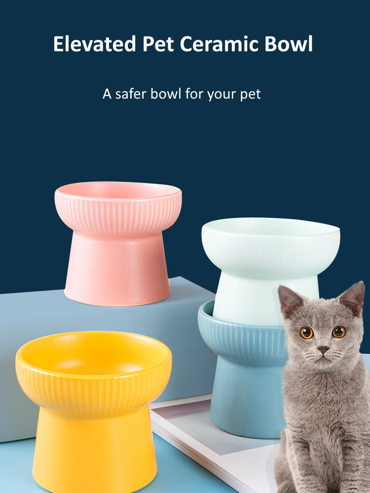 Handcrafted Stoneware Pet Bowl