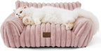 Plush Pet Sofa Bed - Pink