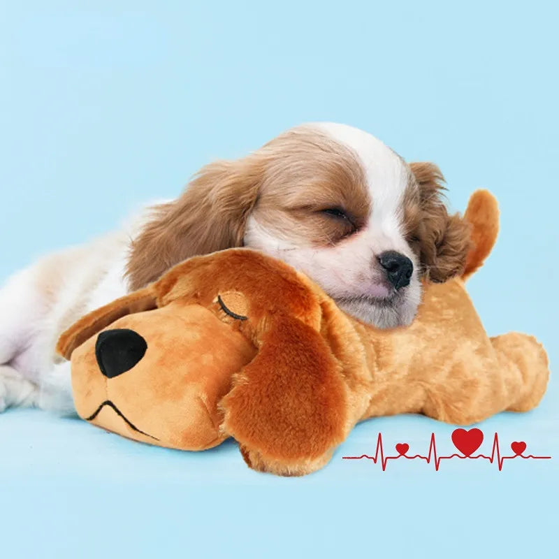 Calming Heartbeat Puppy Plush Toy front