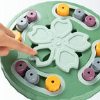 Interactive Slow Feeder Puzzle Toy with dog