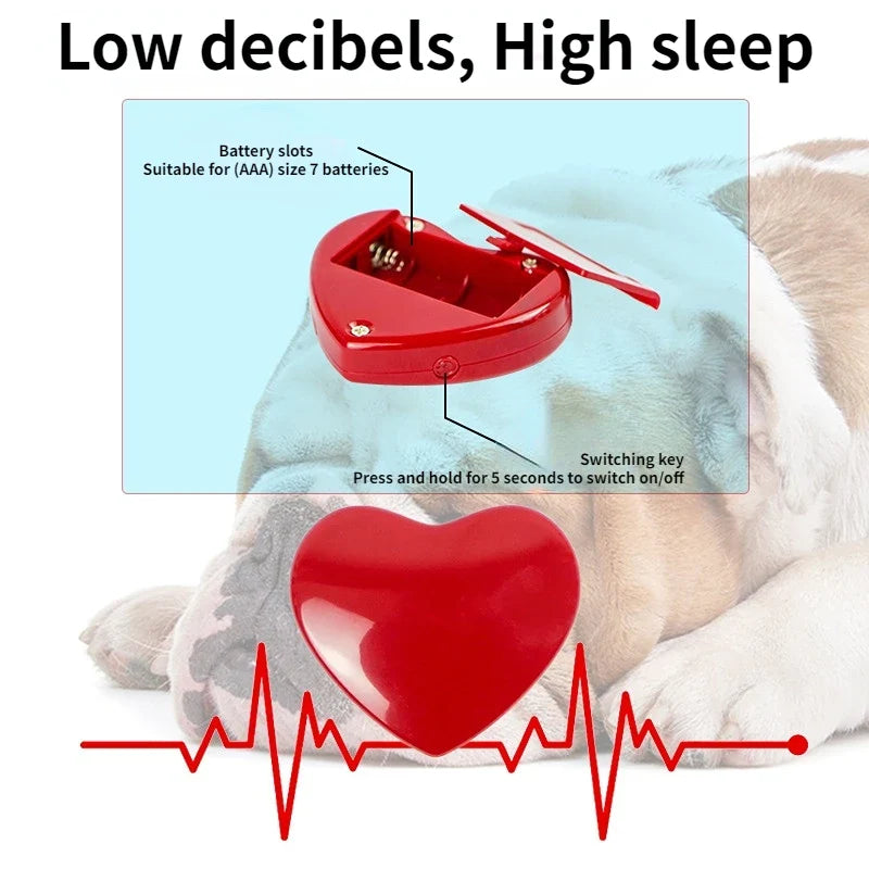 Calming Heartbeat Puppy Plush heartbeat module