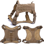 Tactical Dog Harness on Dog