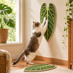 Botanical Leaf Cat Scratching Mat Wall Floor