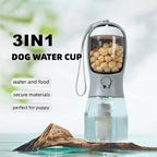 3-in-1 Portable Pet Water Bottle front