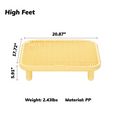 Elevated Cat Litter Step Mat Non-Slip Trapping Pad