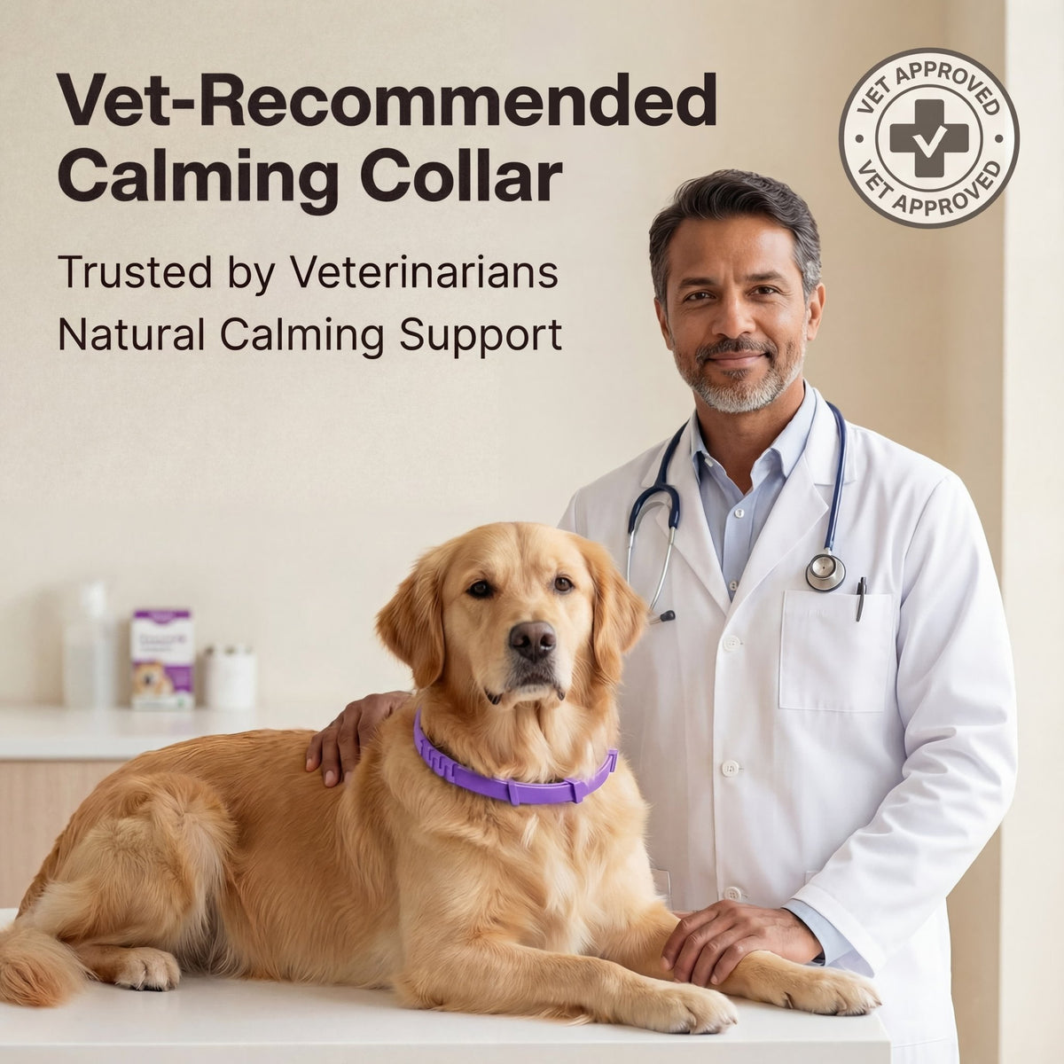 Calming Collar - Dog Wearing