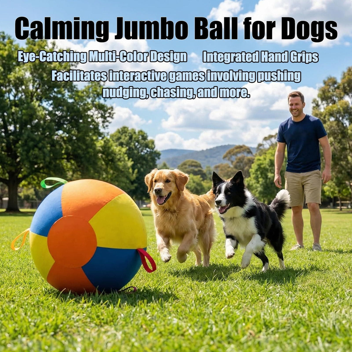 Calming Jumbo Ball for High-Energy Dogs