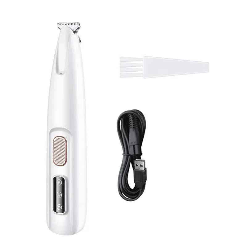 LED pet paw trimmer waterproof grooming clipper