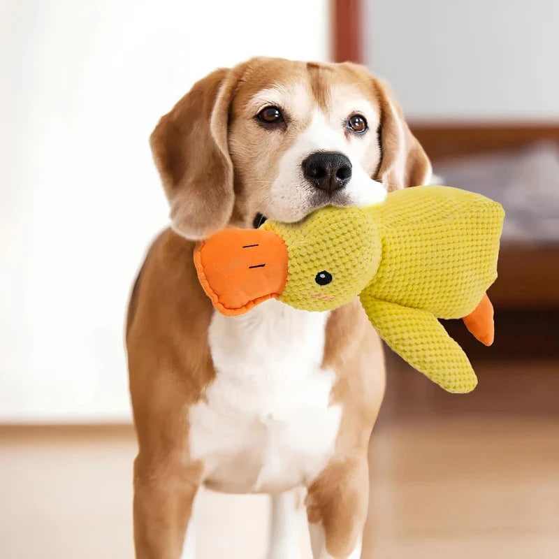 Calming Duck Plush Dog Toy