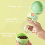 Portable Dog Water Bottle - in use