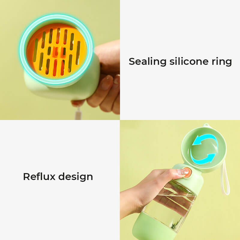 Portable Dog Water Bottle - size comparison