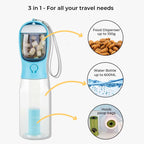 3-in-1 Dog Walking Water Bottle - waste bag holder