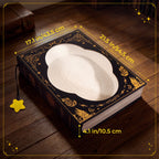 Midnight Grimoire Cat Scratcher — Gothic Book Design