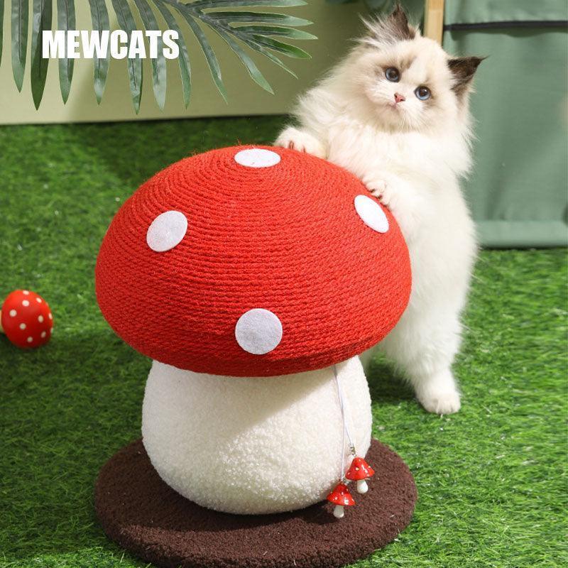 Mushroom Cat Scratcher