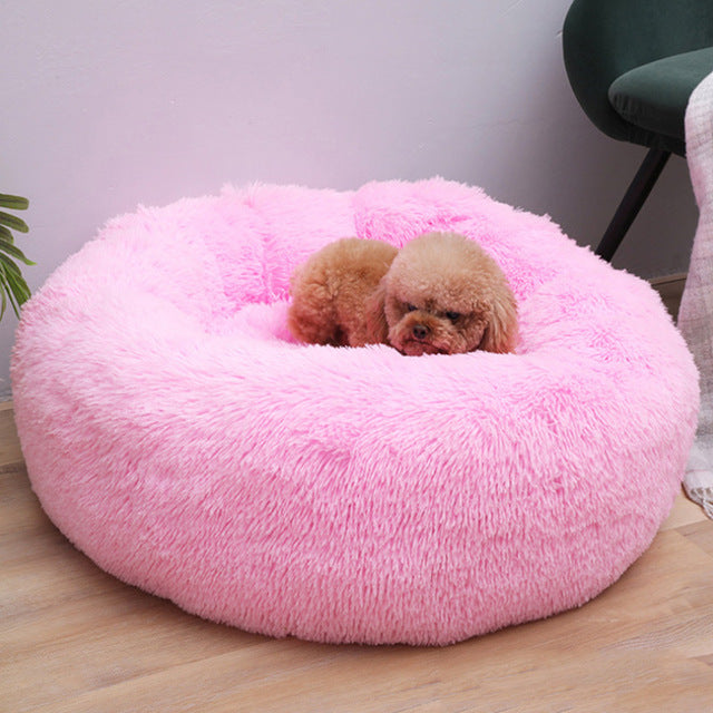 Premium Fluffy Round Cat Bed colors