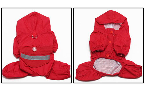 Dog Raincoat hooded design