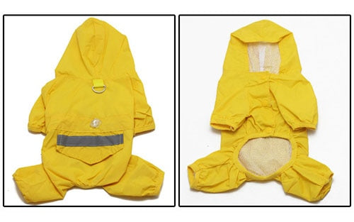 Dog Raincoat reflective strips