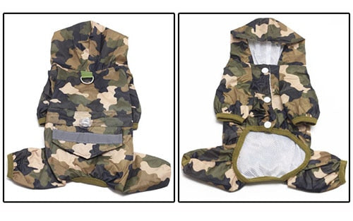 Raincoat packable folded
