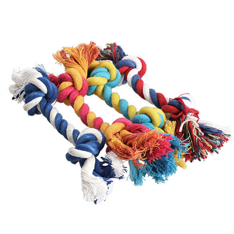 Cotton Rope Knot Toy braided