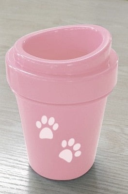 Portable Dog Paw Cleaner in use