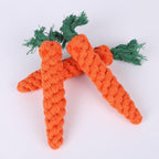 Anti-Anxiety Carrot Rope Toy detail
