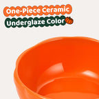 Pumpkin Cat Bowl - Ceramic Quality