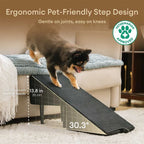 Convertible Dog Ramp Stairs - with dog