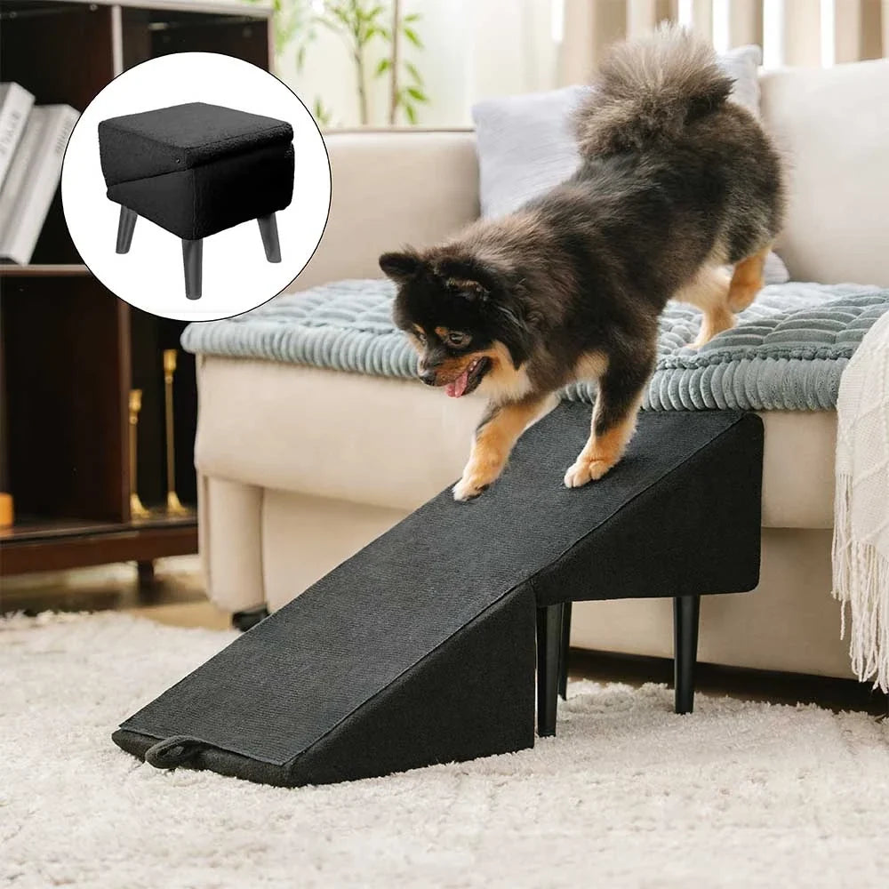 Convertible Dog Ramp Stairs - ramp mode