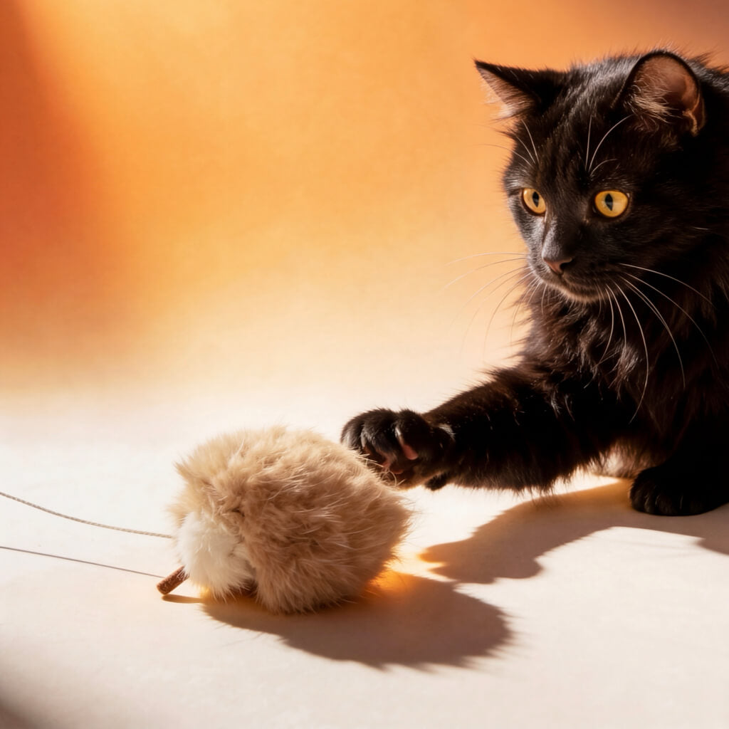 Feather Cat Toy - Full Length View
