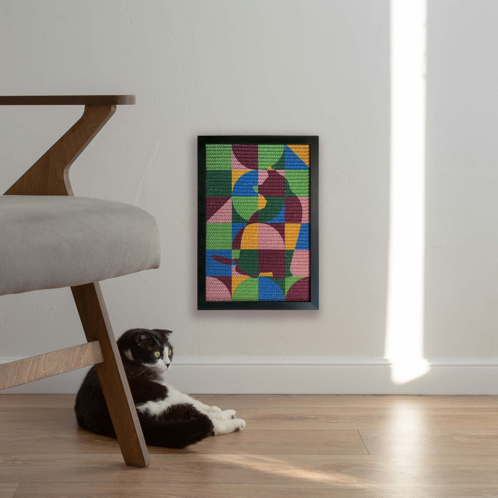 Framed Cat Scratcher - Room Setting
