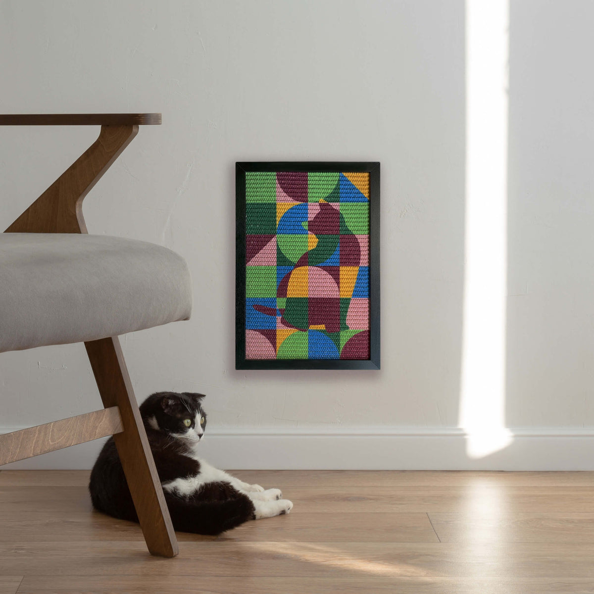 Framed Cat Scratcher - Room Setting