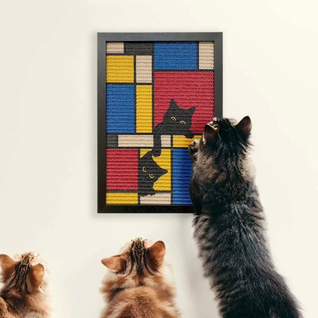 Framed Cat Scratcher - Wall Mounted