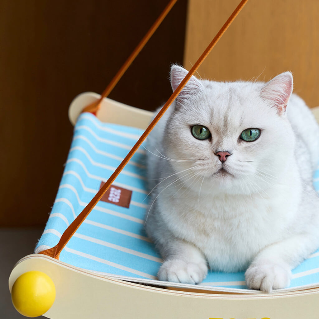 Canvas Window Hammock Lounger for Cats — Suction Cup Mount